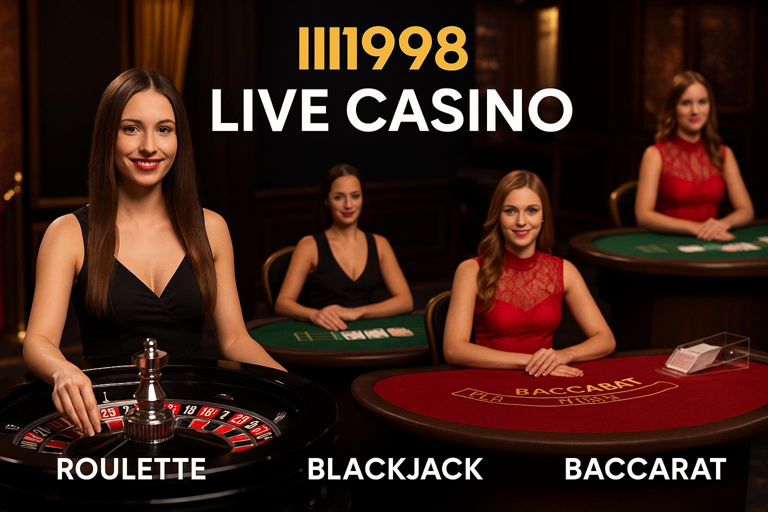 O III1998 Live Casino lança promoções regularmente
