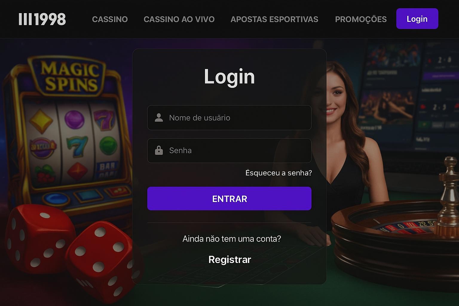 Login no Cassino III1998